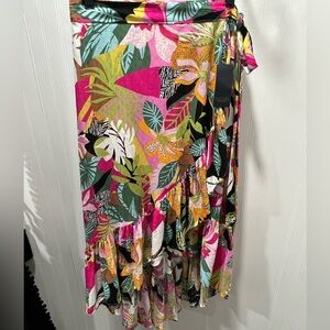 NWTRACHEL Rachel Roy Multicolor Floral Tropical Skirt